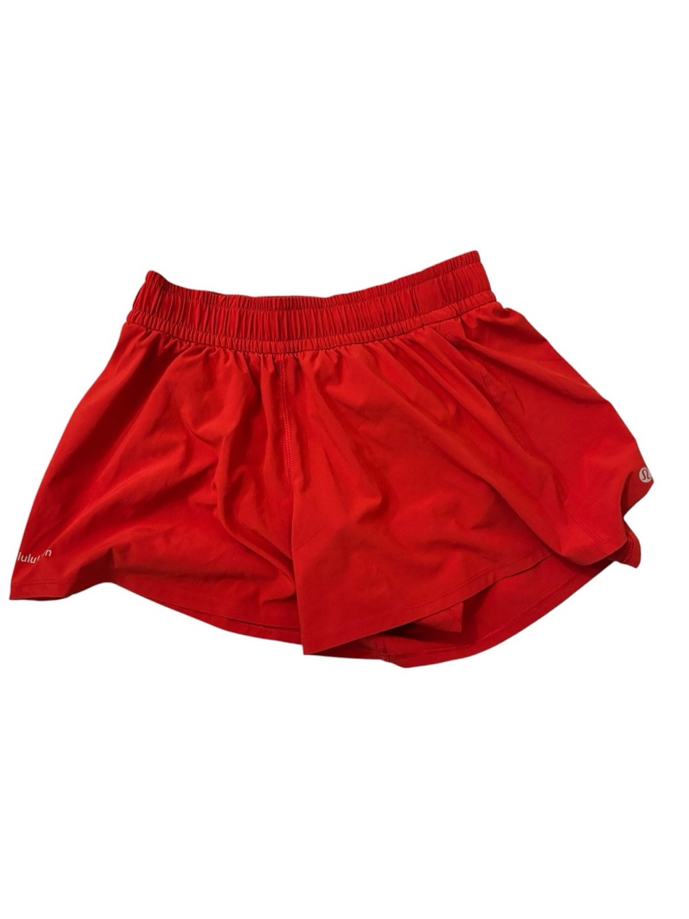 lululemon athletica Vibrant Red Run Shorts